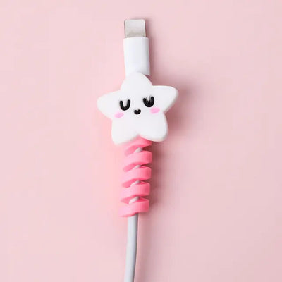 Cartoon Spiral USB Cable Protector and Organizer Bobbin