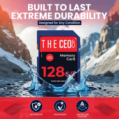 128G SD Memory Card Ultra SDHC UHS-I 90MB/s, C10, U1, Full HD, SD Card