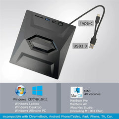 External CD DVD Drive USB 3.0 Writer Burner Player for PC Laptop Windows 11 10
