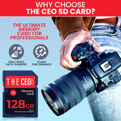128G SD Memory Card Ultra SDHC UHS-I 90MB/s, C10, U1, Full HD, SD Card
